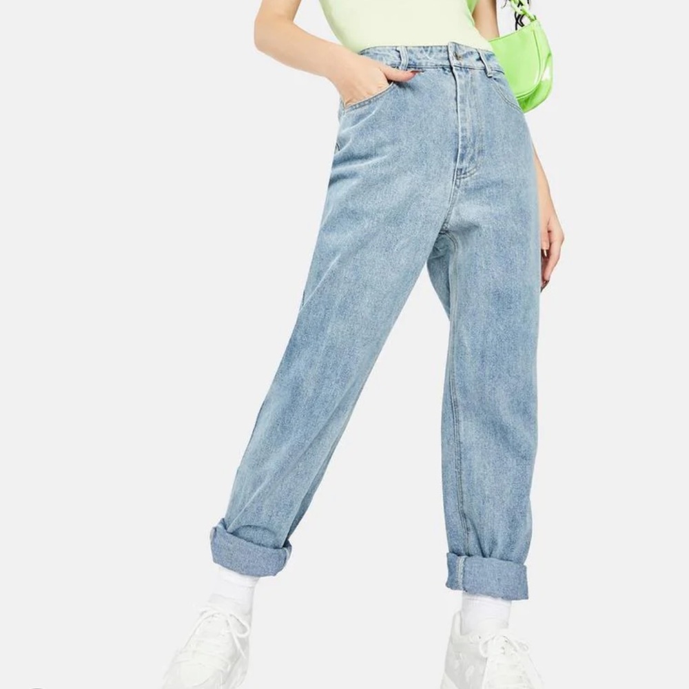 By Dyln Harlow Mom Jeans Blue - Picture 4 of 10